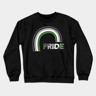 Aromantic rainbow pride Crewneck Sweatshirt